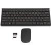 Vikye Tastiera Wireless 2.4G Mouse Combo Incisione Muto Tastiera Tradizionale Cinese Inglese con 78 Tasti per un Uso Resistente