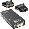 Plugable UGA-165 Adattatore grafico da USB 2.0 a VGA / DVI / HDMI per Windows Monitor multipli fino a 1920x1080 / 1600x1200 Ciascuno (chipset DL-165 DisplayLink), Nero