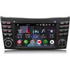 erisin 8-Core Android 14 Autoradio Navigatore per Mercedes Benz Classe CLS W219 E-Classe W211 Sportwagon Supporto Senza fili CarPlay GPS DSP WiFi Bluetooth 5.0 Radio 4+64GB