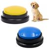 Cerioll Pulsanti per Cani, Buzzer Button, Beeper per Cani, 2 Pezzi Gioco Interattivo Cane, Recordable Training Answer Buzzers, Pulsante Cane per la Comunicazione e L'addestramento, Funzione di Registrazione