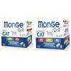 Generico Monge Grill Sterilised Cat, 1 Multipack 12 x 85 g, Gusti Vitello, Galletto e Trota, Formula Grain Free 1 Monge Grill Multipack 12 Buste da 85 g al Coniglio, Agnello per gatti adulti