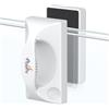 Pawfly Pulitore Magnetico per Acquari, Raschietto per Alghe Mini 12,7 cm per Acquari in Vetro, Strumento di Pulizia Magnetica Potente per Acquari Fino a 150 L