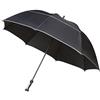 Impliva Falcone Ombrello classico, 140 cm, Nero (Schwarz)