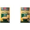 B4B Jacobs 3 in 1 Caffè Istantaneo Bustine Caramello 48 Porzioni Singole Dolce e Cremoso