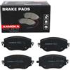 KAMOKA Kit pastiglie freno, Freno a disco JQ101057 | Compatibile con: DACIA SANDERO III, NISSAN MICRA V, RENAULT CLIO V