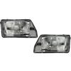 EASYSHOP24H Set 2 Faro Fanale Proiettore Anteriore Destro Sinistro Per Cinquecento 500 Sporting dal 1992 al 1999 Alogeno H4 Gruppo Ottico Luce Fanalino Regolazione Elettrica Parabola Nera
