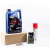 Gazoobike Kit di manutenzione cambio olio standard per APRILIA RSV4 1100 dal 2019 al 2024 - E.LF MOTO 4 TECH 10w50 4L