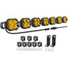 Willpower Barra LED Fuoristrada 107cm 12V 24V Faro Faretto LED per Auto | Luci da Lavoro Collegabile, 46 210W 17,500LM, 3500K Giallo, Impermeabile IP67, per Trattore Barca 4x4 Camion Quad Offroad