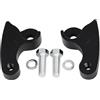 XMMT Nero 1-3/16 Kit di abbassamento Drop Posteriore Staffa Ammortizzatore Per Harley Road Glide Street Electra Road King Modelli 2008-2023 con Molle Shock