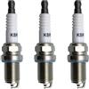 YGQ Candela di accensione adatta per NGK BCPR5E Briggs and Stratton 491055S Champion RC12YC Torch K5RTC 3 pezzi
