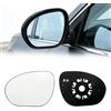 Altsbaos 1PCS Vetro Specchio Compatibile con Nissan Juke Specchietto 2010 2012 2013 2014 Specchio Retrovisore Riscaldato Juke（Sinistro)