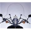 ISOTTA PARABREZZA CON ATTACCHI per HONDA SHADOW SRX 50 1996-2001/90 1997-2001