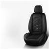 Buuoo Coprisedi Auto Universali per Toyota Avensis T25 Desire Prado 120 150 Corolla Prius Land Cruiser 100 Camry Aygo Rav4 Set Completo Protezione Cuscini in Pelle Nappa