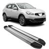OMAC Alu Sottoporta Laterali Pedane Laterali Compatibili con Nissan Qashqai J10 2006-2014 Argento 2tlg
