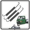 Piaggio KIT 3 MOLLA MOLLE GANASCE FRENO PIAGGIO APE TM 703 - APE 602 - PIAGGIO QUARGO DIESEL ORIGINALE PIAGGIO.