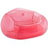 Intex 66501NP - Poltrona Gonfiabile Beanless Bag Rosa Trasparente, Vinile, Trasparente Rosa,137x127x74 cm