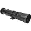 ASHATA Obiettivo, Teleobiettivo per fotocamera Super Zoom Durade Motion Manual Focus Obiettivo per EF-S Assembly Camera (BLACK)