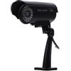 SWETRACE Telecamera Finta da Esterno in ABS Alta Simulazione Luce LED Rossa Lampeggiante per Negozi e Spazi Esterni
