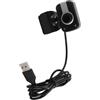 ASHATA Webcam HD, 1080p HD USB Webcam LED Night, Orizzontale 360 ° Ruota Webcam USB 2.0 con Microfono Incorporato per Videochiamate MSN/Yahoo/Skype/ICQ ECC.