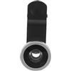AUTSUPPL Lente Esterna per Smartphone 3 in 1 Fisheye Macro Grandangolare Clip 52mm in Alluminio e Vetro