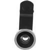 Homoyoyo Obiettivo 3 in 1 per Telefono Vista Fisheye, Macro e Grandangolare per Tablet e Smartphone, Realizzato in Lega di Alluminio e Vetro, Interfaccia da 52mm