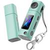 CAZSTYK Action Camera indossabile con obiettivo regolabile a 230° e formato file uditivo per una prospettiva unica fotocamera con obiettivo rotante