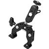 Tsophreniq Studio Magics - Morsetto per braccio con due teste a sfera rotanti da 6,35 mm, adattatore per slitta fredda per fotocamera Rigs Rod Crossbars Phone/Action Camera Mount Adapter con cold shoe