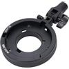 ASHATA Staffe per flash per fotocamera, supporto adattatore per flash con inclinazione di 180 gradi, interfaccia di supporto da 1,7 cm, per luce LED, softbox, riflettore, ombrello (nero)