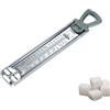 Westmark Termometro da zucchero, 1 pezzo, per marmellate e frutta, telaio in acciaio inox con morsetto regolabile, tubo in vetro robusto - argento