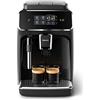 Philips 2200 Series Macchina da Caffè Automatica - Montalatte Classico, Display Touch Intuitivo, Nero Lucido (EP2221/40)