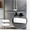 SAFELON 2 Pezzi Aggiornato Sicurezza Del Bambino Francese Serratura Della Porta Del Frigorifero, A Prova di Bambino Doppia Porta Serratura Del Frigorifero (Bianco)