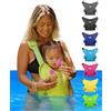 WATERLAND Salviette per neonati - Innovativo seggiolino per acqua e terra - Cintura impermeabile per neonati con cinghie regolabili, sedile leggero per piscina e spiaggia