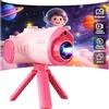 Usteetic Macchina Fotografica Bambini con Funzione di Proiezione, 1080P Fotocamera Digitale Bambini con Treppiede Batteria 2500 mAh Scheda TF 32 GB, Regalo per Bambino Bambina 3 4 5 6 8 7 9 10 11 12 13 14 Anni