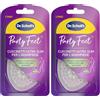 Dr. Scholl's Party Feet Ultra Slim Cuscinetti in Gel Ultrasottili per la Protezione della Parte Anteriore della Pianta del Piede, Cuscinetto Trasparente per Scarpe col Tacco, Tecnologia Antiscivolo
