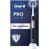 Oral-B Pro 1 spazzolino elettrico per adulti con pulizia 3D, 1 testina per spazzolino da denti, controllo della pressione delle gengive, spina UK a 2 pin, rosa