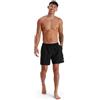 Speedo Men's 16 Watershort Swimming Trunks| Quick Dry | Comfortable Fit | Classic Style | Drawstring Waist, Black, S