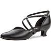 Diamant Donne Scarpe da Ballo 107-013-034 - Pelle Nero - 4,2 cm Spanish - Misura: UK 5,5