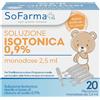 Sofarmapiu' Soluzione Salina Isotonica Per Igiene Nasale Fiale 20x2,5ml