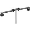 K&M - 23510 - Striscia di accoppiamento per microfono - nera