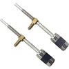 Riven 2 pezzi archi per violino, viti in metallo, compatibili con 4 / 4 3 / 4 / 4 / 4 accessori di riparazione