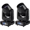 Ridgeyard 7R 230W Faretti Moving Head, DMX Teste Mobili LED Beam Luci da Palco, 8+16 Prismi 14 colori 14 gobos DJ illuminazione palcoscenico Per Discoteca feste matrimonio spettacoli live KTV - 2PCS