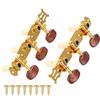 Mumusuki Picchetti per Chitarra Classica, Chiavi, Meccaniche, Set di Accordatori per Amanti della Musica, Accessori per Corde per Chitarra Classica, Oro