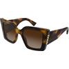Gucci Occhiali da sole GG2039S-002, colori Havana-Havana-Brown, taglia 51-21-140, donna, forma farfalla, materiale acetato