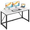 JUMMICO Scrivania 140 x 50 cm Scrivania per Computer, per Ufficio,Postazione Lavoro, Tavolo da Lavoro Piano di Lavoro, Adatta per l'ufficio o il Soggiorno