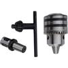 PureBowlic Mandrino mandrino 1,5-13 mm 3-16 mm con adattatore di montaggio gambo 3/4 per compatibilità conica B16 nelle perforatrici industriali (D)