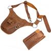 CUNZJIA Borsa porta attrezzi in pelle PU impermeabile Borsa per attrezzi da cintura elettrica per cacciavite martello chiave