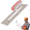 brooksnaji True Cemento - Applicatore per rivestimento, strumento leggero per la finitura della piscina | Spatola per calcestruzzo ergonomica per cartongesso, piastrelle e progetti di costruzione