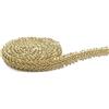 Yalulu 50 metri, cordoncino intrecciato, bordo in nastro decorativo, nastro per regali, spago, cordino per cucito, artigianato, matrimonio, abbigliamento, decorazione