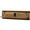 MASSIVMOEBEL24.DE RAILWAY #189 Mensola in legno di mango - laccato / naturale140x25x38