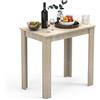 VCM sedie Tavolo Cucina, tavola da Pranzo, tavoli da Pranzo, Set Tavolo e sedie da Pranzo Tavolo da Pranzo in Legno Tavolo da Cucina Esal 80 x 50 cm Rovere di Sonoma